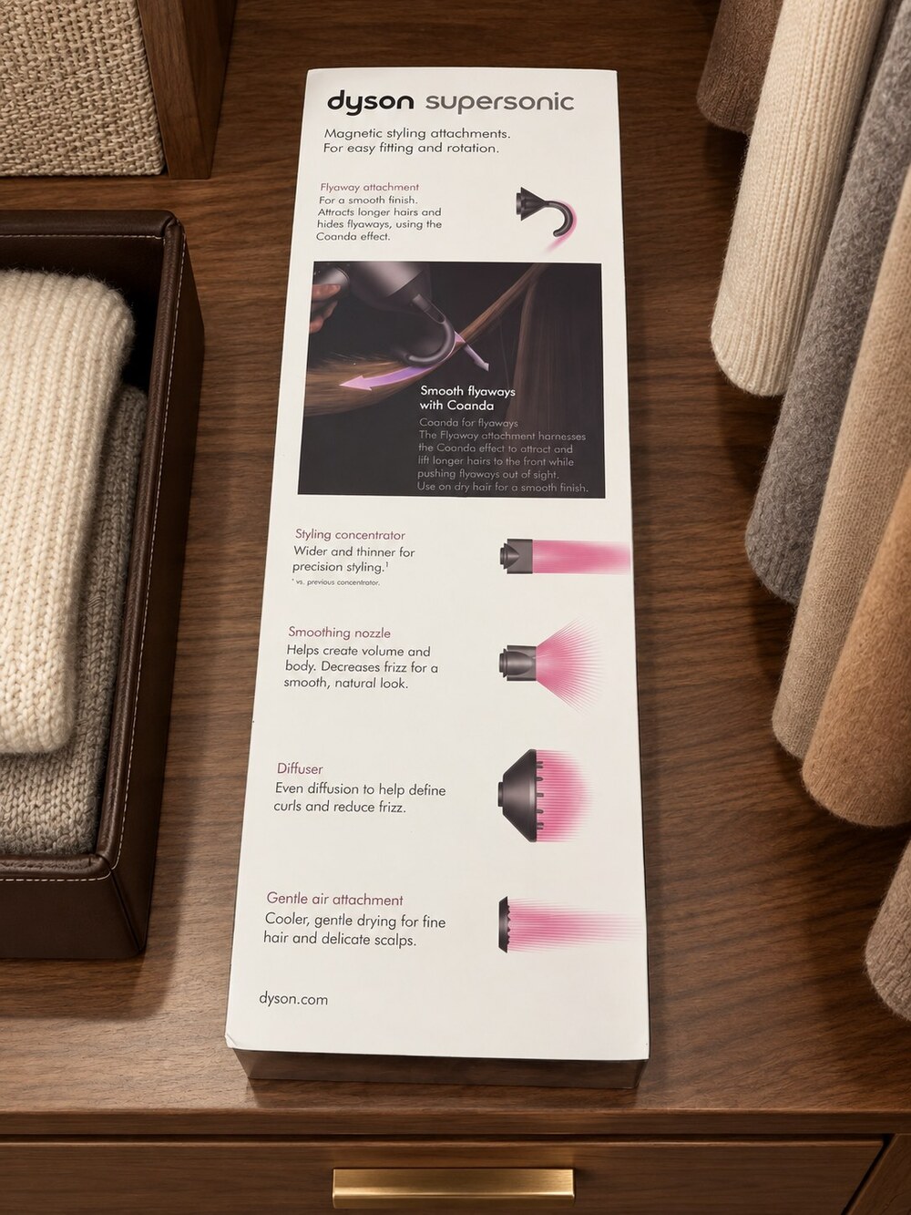 Dyson New Supersonic Hair Dryer with Pink Accent - Picture 7 of 10